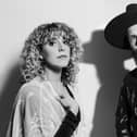 Lauren Housley and Nigel Wearne play at The Edge of The Wedge on January 15, 2023, the first of three in Square Roots Promotions' Americana Series of gigs
