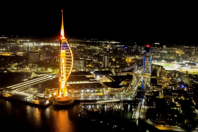 Spinnaker Tower has some of the best views of Portsmouth, which makes it an ideal location to celebrate a wedding.
The Spinnaker Tower website describes the venue as 'the perfect setting for exquisite ceremonies and exclusive receptions'.