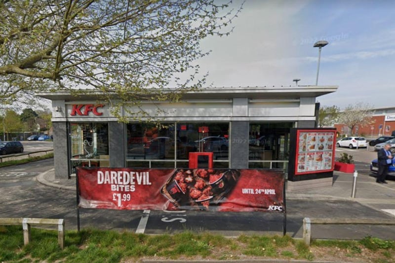 KFC at 2 Park Way, Havant was rated five after a February 2 inspection.