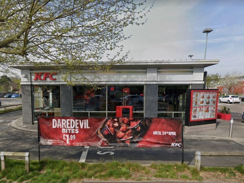 KFC at 2 Park Way, Havant was rated five after a February 2 inspection.