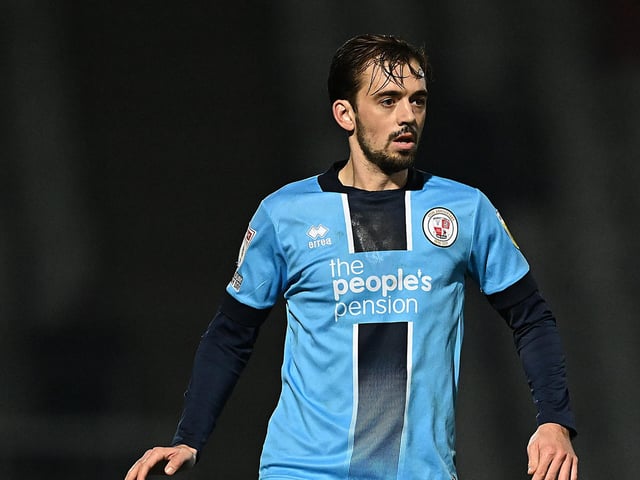 Club: Crawley; Age: 28; Appearances: 37; Goals: 1; Assists: 6; WhoScored rating: 6.92