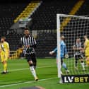 Notts County's Kyle Wootton is expected to start on the bench in the FA Trophy tie at Westleigh Park. Photo by Michael Regan/Getty Images.