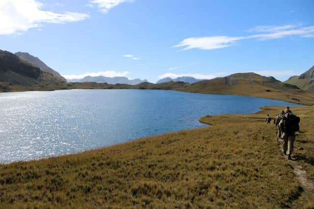 Service personnel carrying out patrols in South Georgia. Picture: Royal Navy.