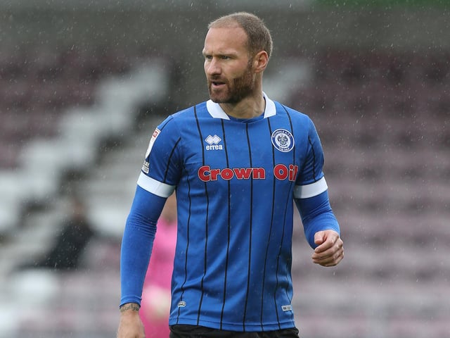 Position: Left-back; Age: 33; Appearances: 192; Goals: 14; Previous clubs: Sheffield United, Rochdale, Hibs, Barnsley, Rochdale, Hereford, Wrexham