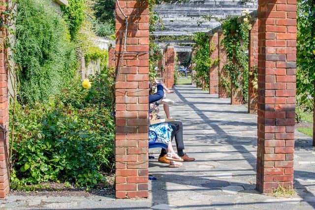 A woman was seen in 'distress' at around midnight last Monday. A man was seen following her, and another woman was grabbed by the wrist and neck. Pictured are the Rose Gardens, in Southsea. Picture: Habibur Rahman
