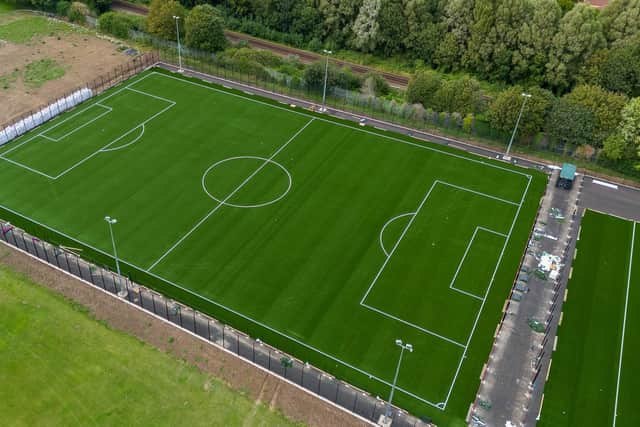 King George football pitches, Cosham, Portsmouth on 29th July 2023. Picture: Marcin Jedrysiak.