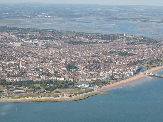 Southsea - including South Parade Pier and the ongoing sea defence works
Picture: Habibur Rahman