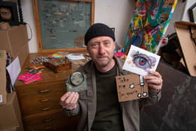 20 years of My Dog Sighs plus treasure hunt

Pictured: Artist My Dog Sighs at his studio in Southsea, Portsmouth on Tuesday 28th March 2023

Picture: Habibur Rahman