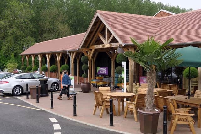 The front of Alver Valley Garden Centre.