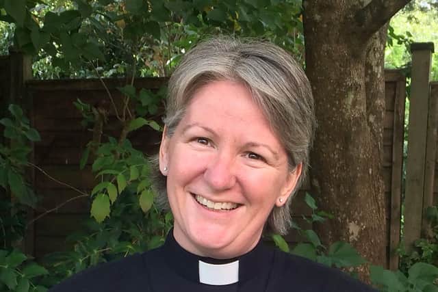 The Rev Sam Cullen, vicar, Holy Trinity and St Columba, Fareham