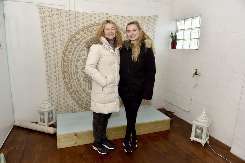 Alverstoke village has a high percentage of female business owners.

Pictured is: Julie and Hannah Bateman owners of The Loft Fitness - Yoga Life & Pilates.

Picture: Sarah Standing (180124-5290)