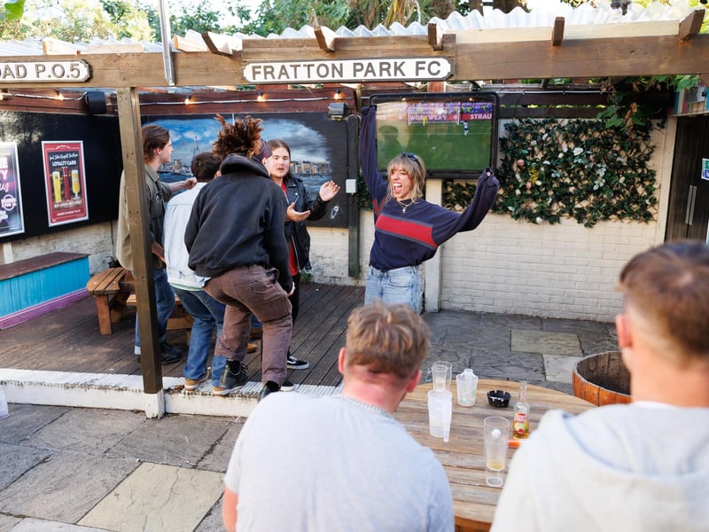 Fans watching England - Switzerland match at the Lord John Russell. Picture: Marcin Jedrysiak