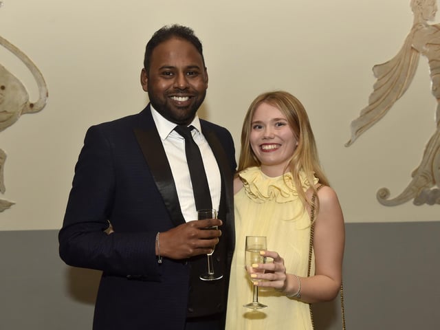 Terence Carvalho and Rose Lloyd at the The News Business Excellence Awards Picture: Sarah Standing (270325-1209)
