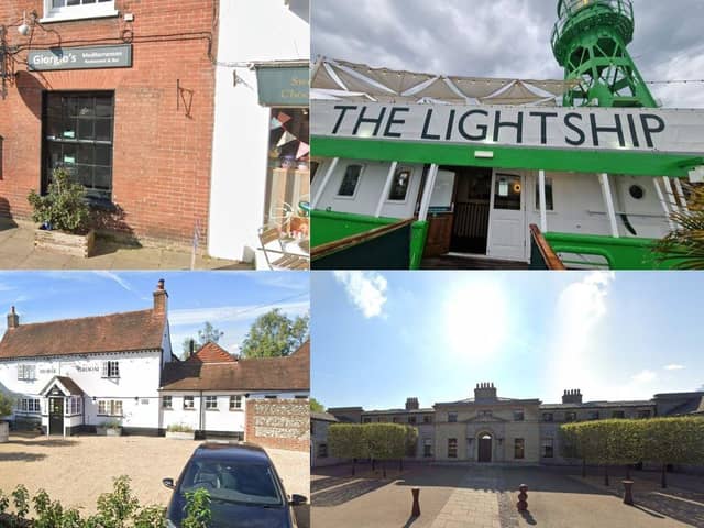 Here are some of the most glamorous places to eat in Hampshire.