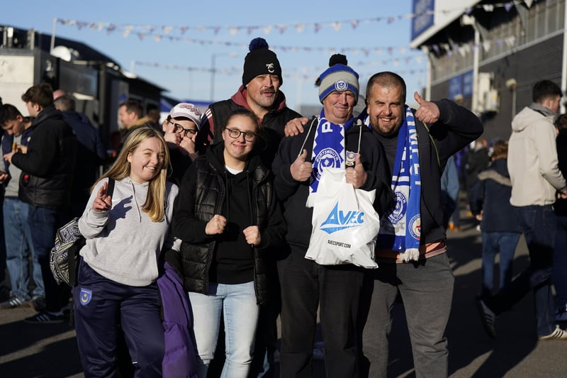 Many Pompey fans were at their defiant best against Blackpool - here's what our photographer Jason Brown captured of the day's events at Fratton Park.