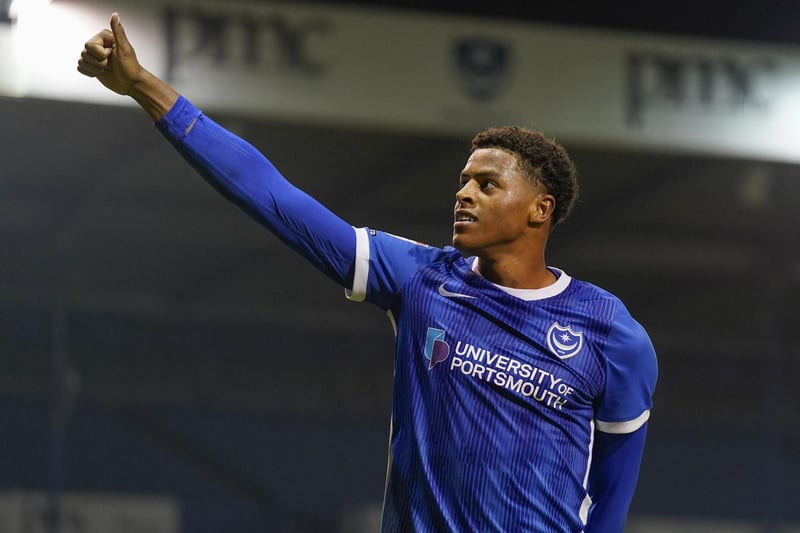 Kusini Yengi was among the Pompey scorers during their thumping 5-1 win over Gillingham in the EFL Trophy. Picture: Jason Brown/ProSportsImages