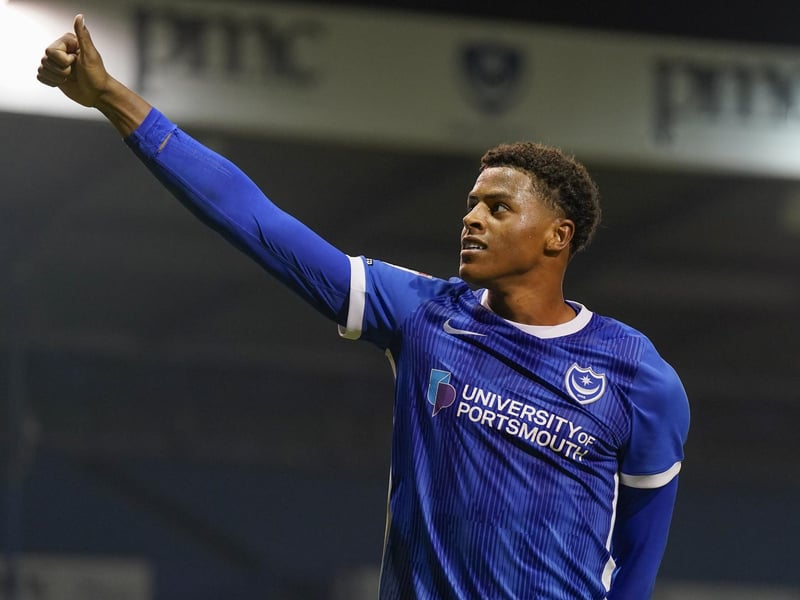 Kusini Yengi was among the Pompey scorers during their thumping 5-1 win over Gillingham in the EFL Trophy. Picture: Jason Brown/ProSportsImages