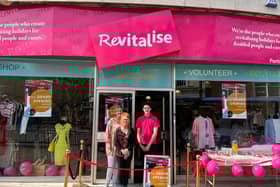 Retail development manager Julie O'Neill, shop manager Sallie-Ann Fard and assistant manager Callum Long.