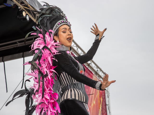 Southsea Common was transformed this weekend into a Thai craft and food extravanganza for the whole family. Pictured - The Thai Ladyboy show was a hit with visitors.Photos by Alex Shute