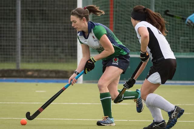 Kim Tyrell, left, was Havant's player of the match in their victory over Brighton & Hove. Picture by Keith Woodland