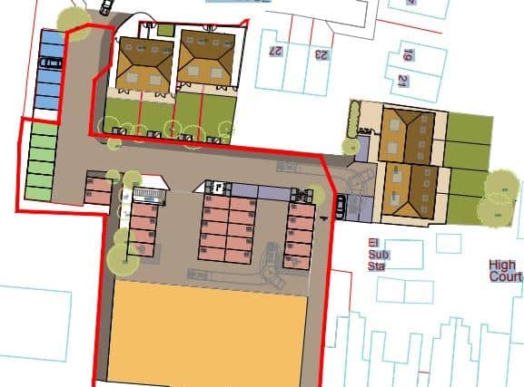 Developers have faced a backlash against plans to build new flats at the old Police Station in Southsea. Picture: FOB Design