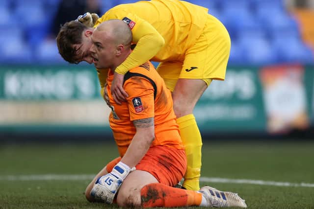Steve Mowthorpe pictured during Chichester's FA Cup second round tie at Tranmere in December 2019. Picture: Lewis Storey/Getty Images