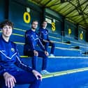 From left - Aaron Haggard, Pat Suraci and Joe Lea, who will be heading up the new centre of excellence at Gosport Borough Football Club. 
 Picture by Colin Farmery