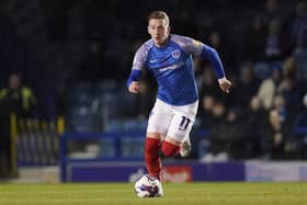 Ronan Curtis' Pompey future is a complex situation, with the injured winger out of contract this summer. Picture: Jason Brown/ProSportsImages