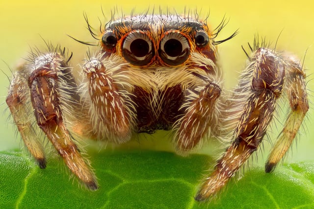 31 per cent of us have arachnophobia - the fear of spiders.