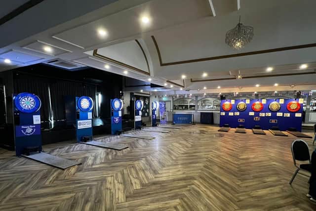 Gaiety Bar set up for an Academy practice session