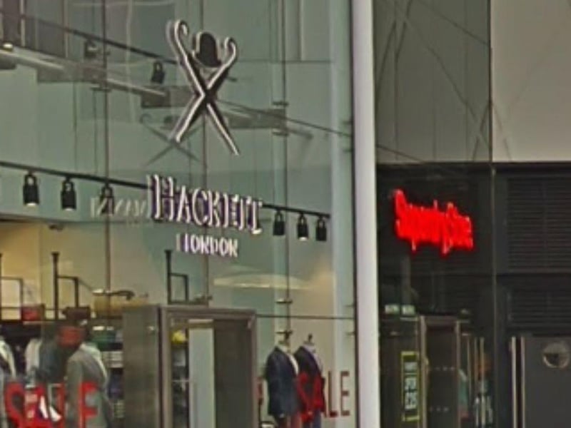 The Gunwharf website states: "The home of British menswear, Hackett's collections are known for impeccable tailoring and luxurious casualwear. From the brand’s origins in London’s fashionable Chelsea district, Hackett has managed to retain its renown for always providing the best in men’s fashion, with stores around the world offering a wide range of products and services to cater for every man's sartorial needs."