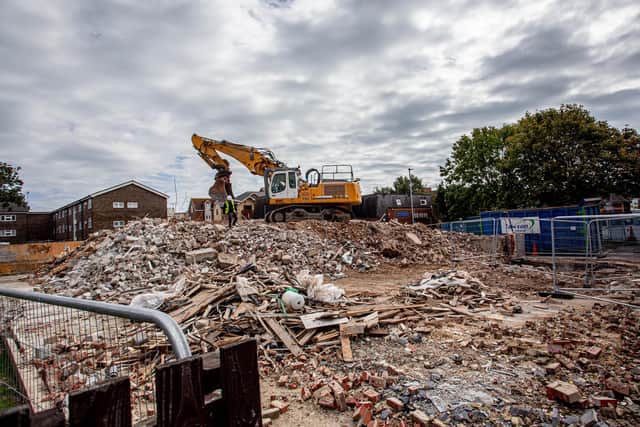 The former Unity Hall in Halbrook Road has been demolished to make way for student housing on Tuesday 1 September 2020. Picture: Habibur Rahman