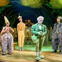 Milena Harrison (Mole), Spencer Dixon (Ratty), Jack Keane (Toad) & Alfie Ayling (Badger) in Chichester Festival Youth Theatre’s The Wind in the Willows. Photo by Manuel Harlan