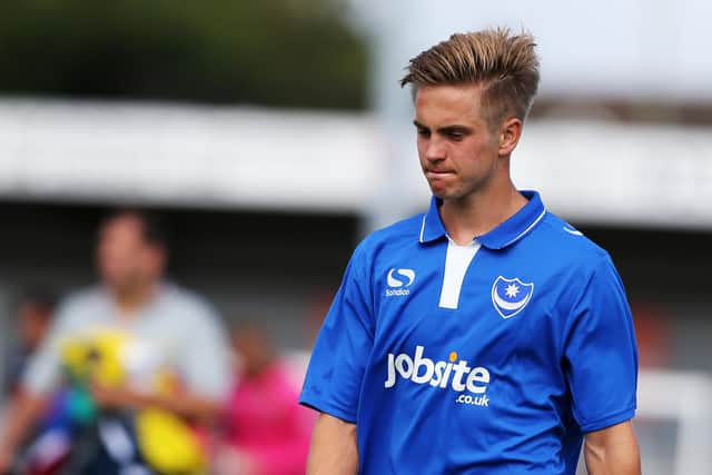 Snorre Nilsen appeared in Paul Cook's first Pompey match in charge - a pre-season friendly with Hawks in June 2015. Picture: Joe Pepler