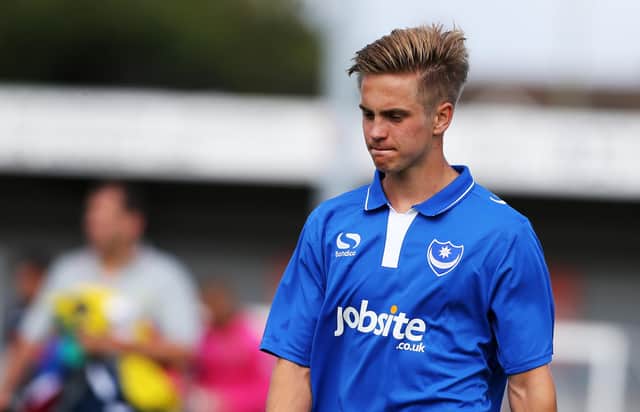 Snorre Nilsen appeared in Paul Cook's first Pompey match in charge - a pre-season friendly with Hawks in June 2015. Picture: Joe Pepler