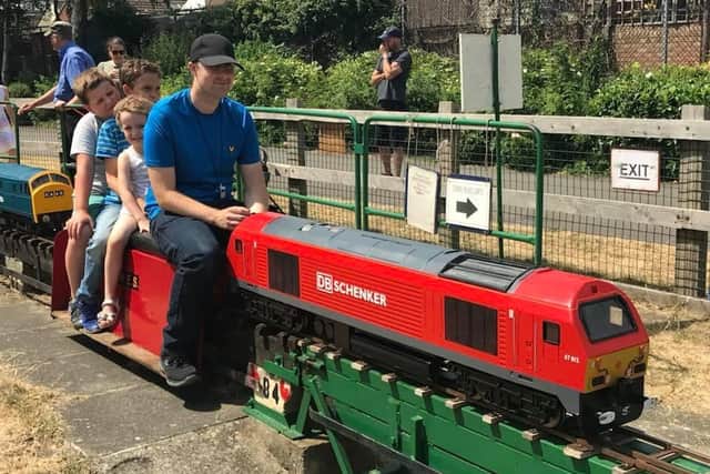 The railway will reopen on March 27. Picture: Portsmouth Model Engineering Society.