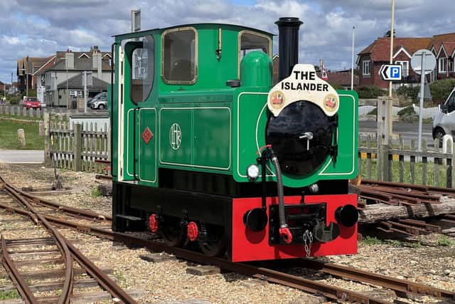 The railway's newest acquisition - a neat little narrow gauge diesel locomotive currently known only by its builders number 'AK11'