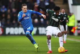 Pompey and Plymouth last met in February 2019,  when they shared a 1-1 draw at Home Park. Picture: Joe Pepler