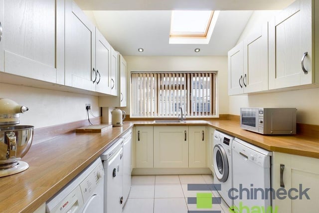 This three-bedroom terraced house in Baffins is on the market for £350,000. It is listed by Chinneck Shaw.