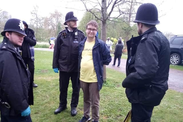 Elliott Lee is arrested in London