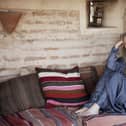 Vanessa Branson relaxing at her Marrakesh  home by Leila Alaoui