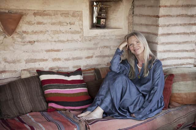 Vanessa Branson relaxing at her Marrakesh  home by Leila Alaoui