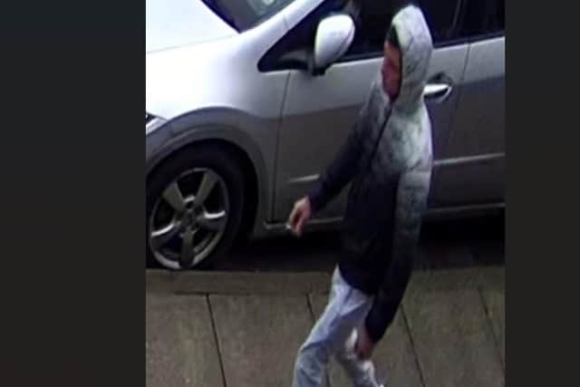 Police have released a CCTV image of a man with whom they wish to speak, following a sexual assault in North End. Picture: Hampshire Constabulary