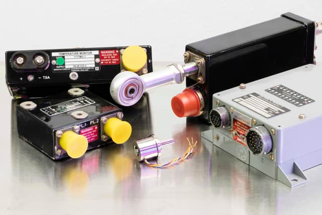 ALL SYSTEMS GO: An engine control, speed switch, temperature monitor and flight actuator and rotary variable differential transformer (RVDT) which is Barnbrook Systems is reverse engineering and supplying to customers to extend the life of assets