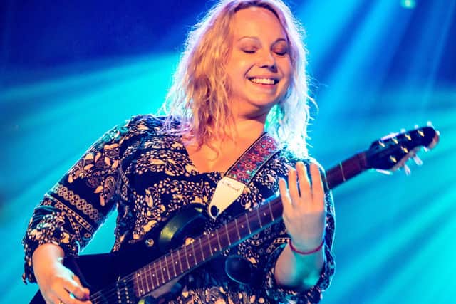 Chantel McGregor on stage. Picture by Laurence Harvey