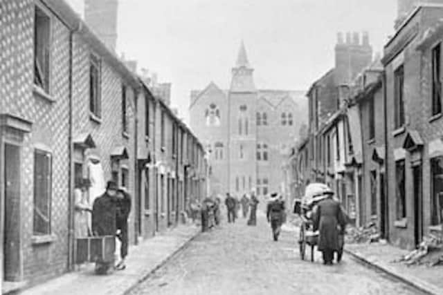 The morning after the bomb dropped. I think this is Trafalgar Street with Conway Street crossing at the top of the road. Picture: The News