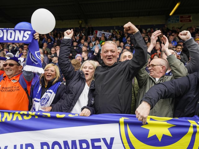 Goals from Myles Peart-Harris and Paddy Lane provided the perfect send-off for the Pompey fans
