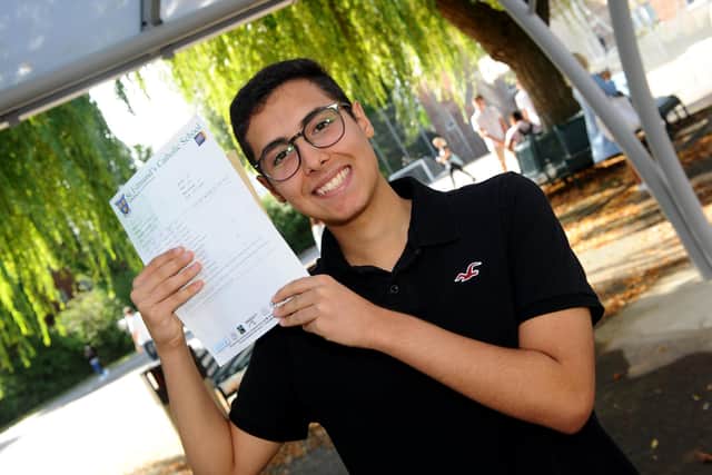 St Edmund's Catholic School pupil, Kazim Kanani ,16, believes all the stress and anxiety could have been averted if teachers' grades 'had been used in the first place'.

Picture: Sarah Standing (200820-3066)