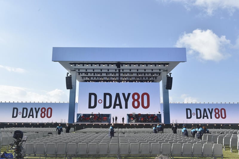 D Day 80 commemorations on Southsea Common, Southsea, on Wednesday, June 5, 2024.
Picture: Sarah Standing (050624-3453)