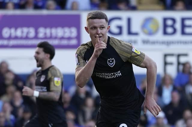Colby Bishop is Pompey's top scorer in League One, netting on eight occassions.